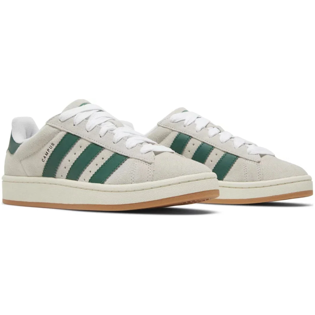 adidas Campus 00s Crystal White Dark Green — vue 2