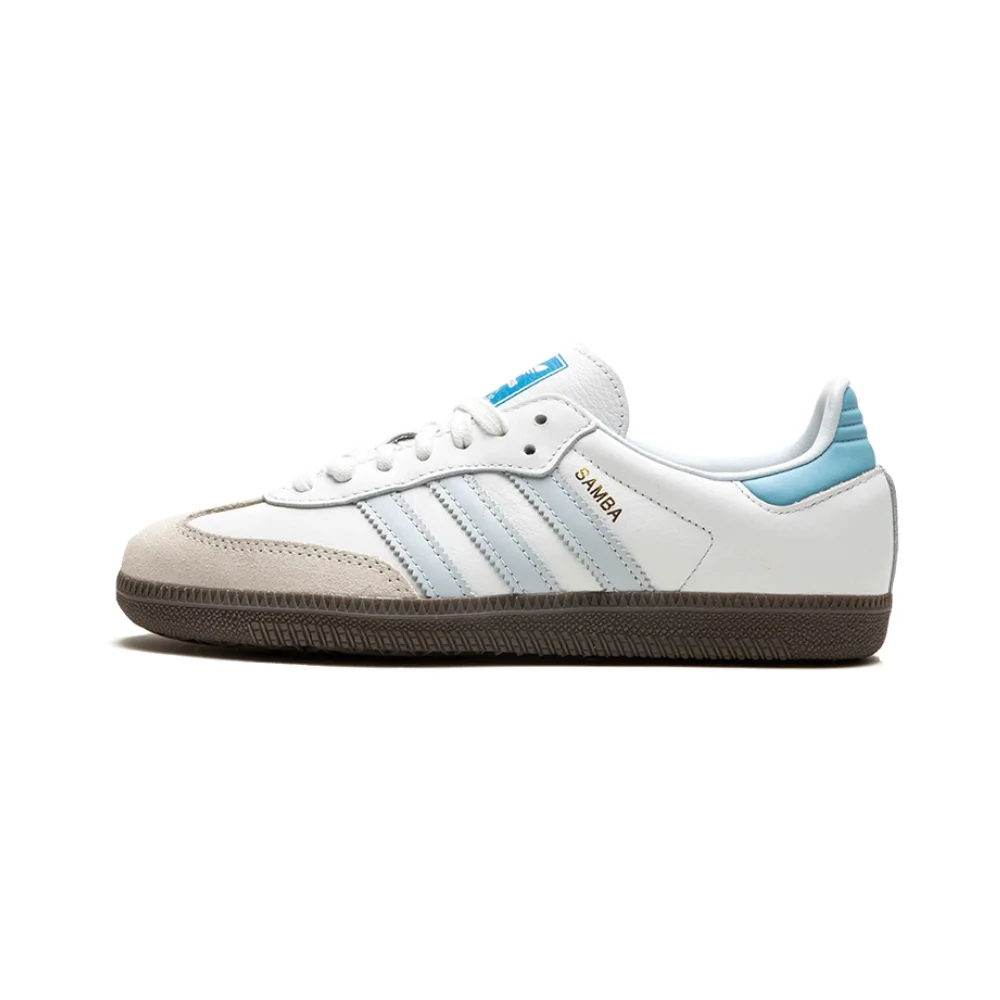 adidas Samba Core White Halo Blue — vue 1