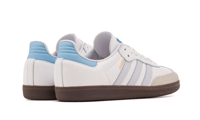 adidas Samba Core White Halo Blue — vue 2
