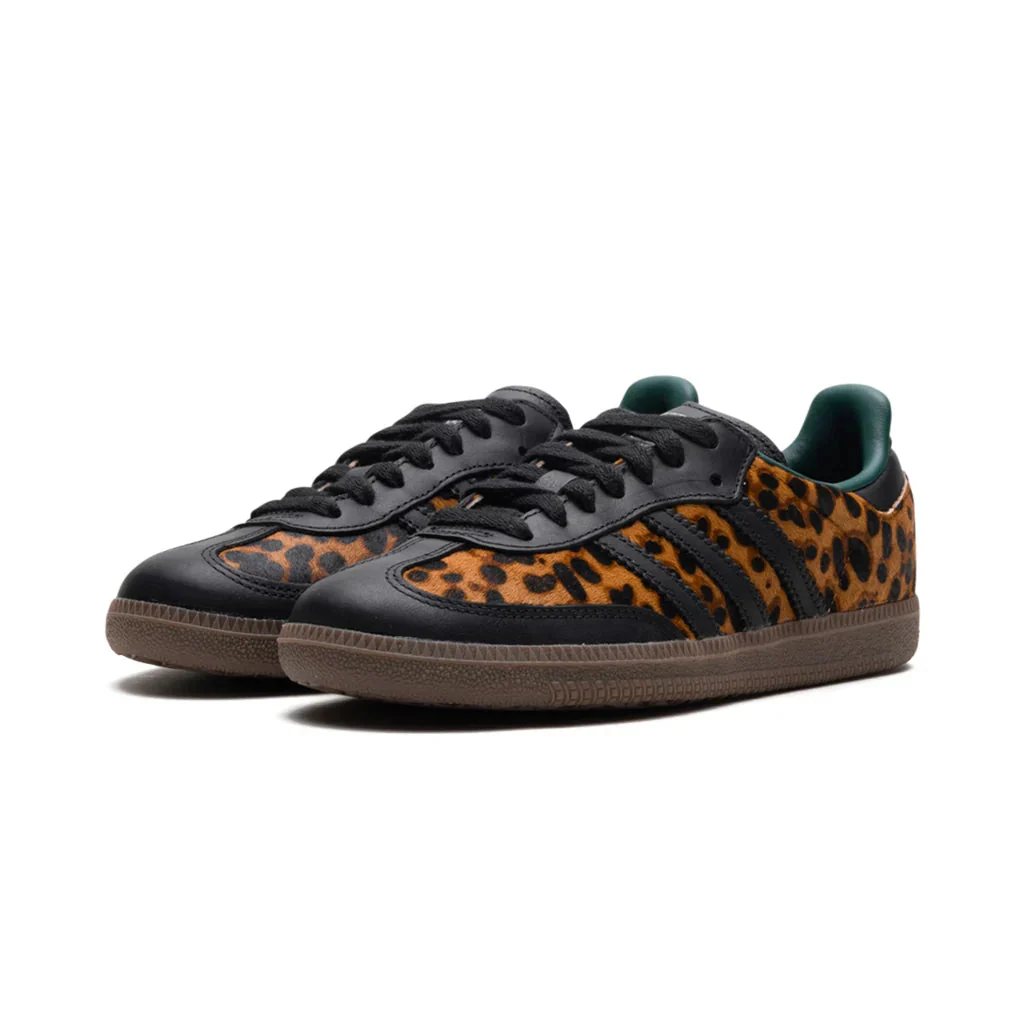Adidas Samba Leopard / Core Black — vue 2