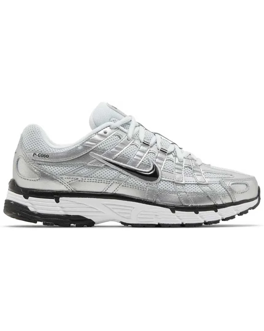 Nike P-6000 White Silver — vue 1