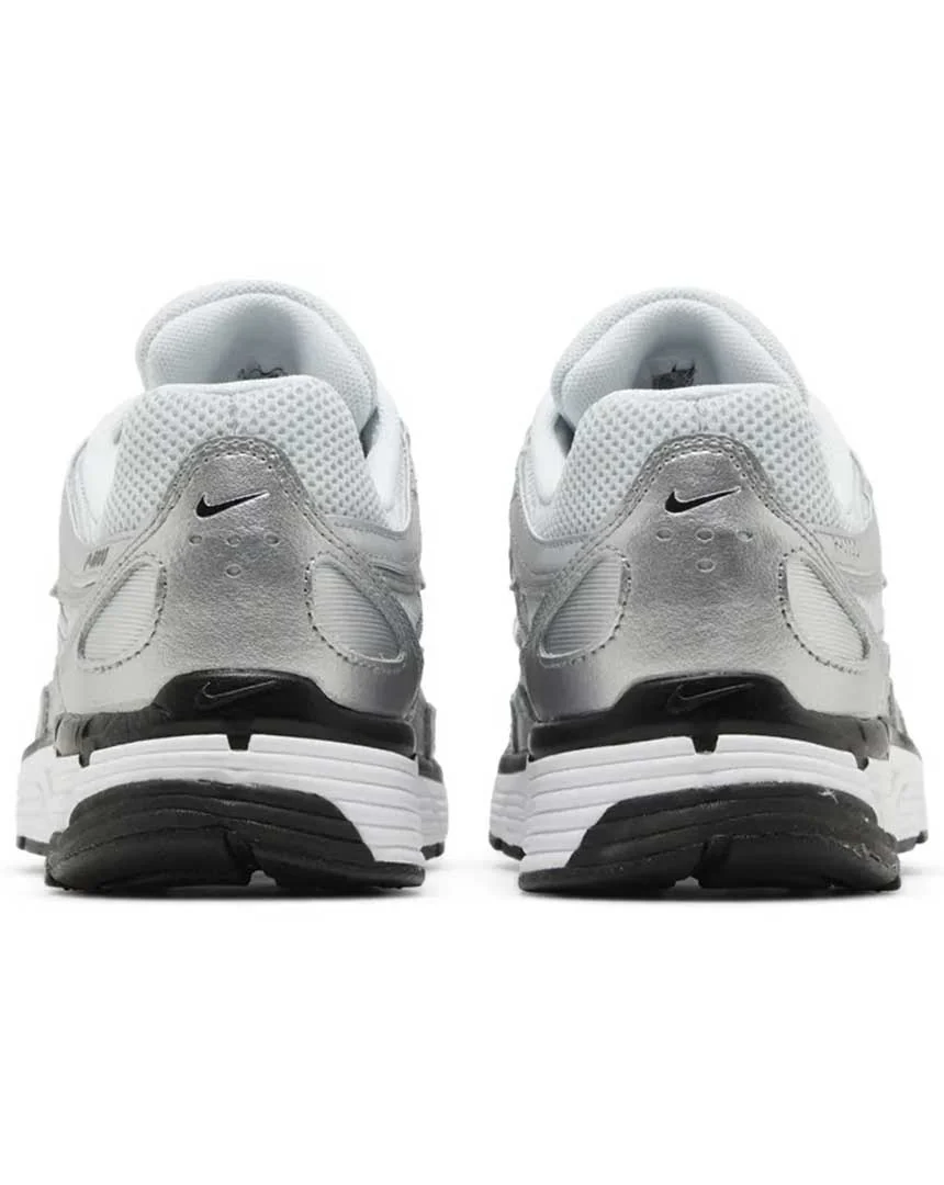 Nike P-6000 White Silver — vue 3