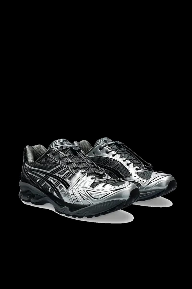 ASICS Gel-Kayano 14 Black / Pure Silver — vue 3