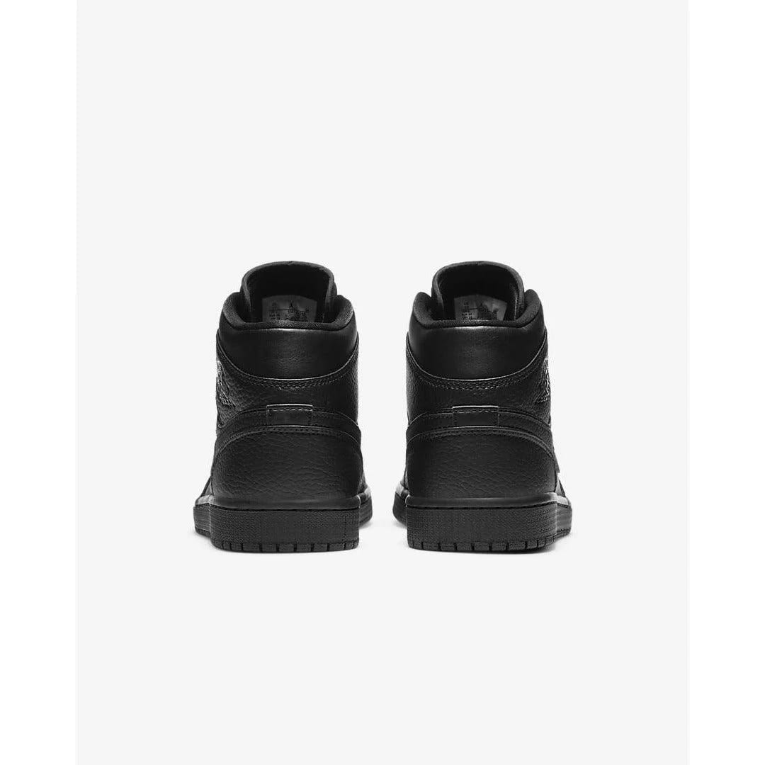 Air Jordan 1 Mid Triple Black — vue 7