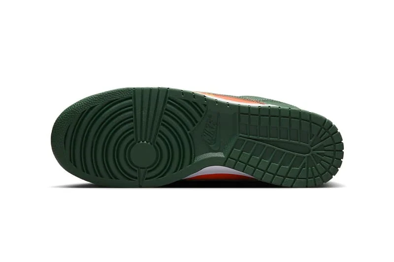 Nike Dunk Low Retro Miami Hurricanes — vue 6