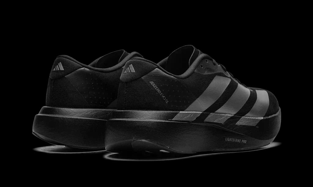 adidas Adizero Evo SL Evo SL Black Iron Metallic — vue 3