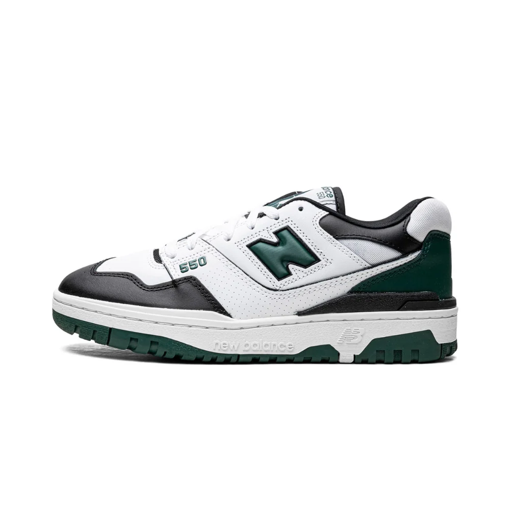 New Balance 550 White Green Black — vue 1