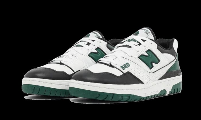 New Balance 550 White Green Black — vue 2