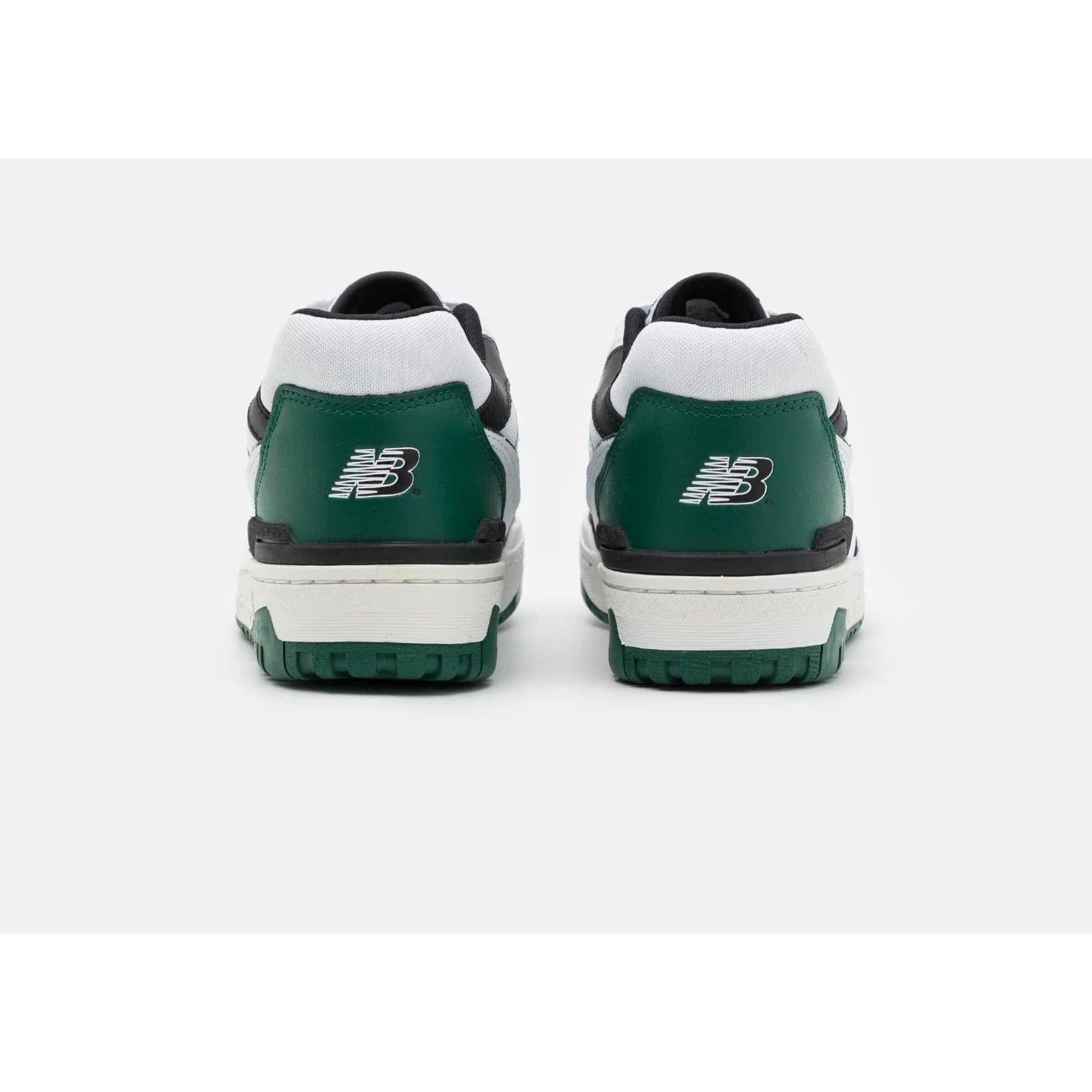 New Balance 550 White Green Black — vue 3