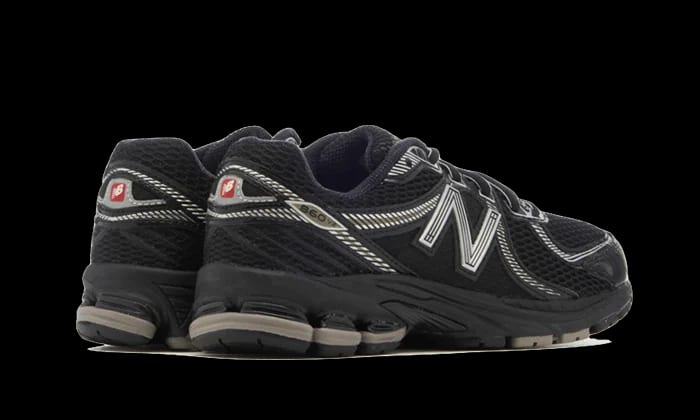 New Balance 860v2 Black Silver — vue 3