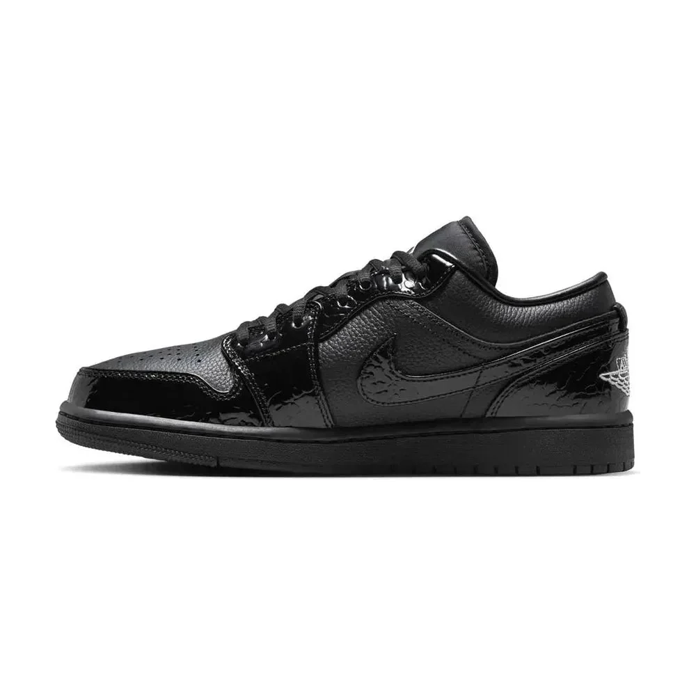 Air Jordan 1 Low Black Croc — vue 1