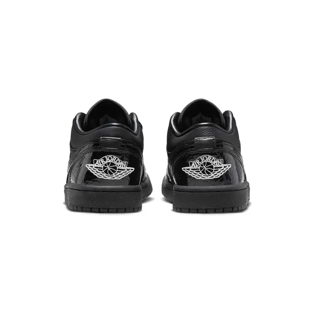 Air Jordan 1 Low Black Croc — vue 4