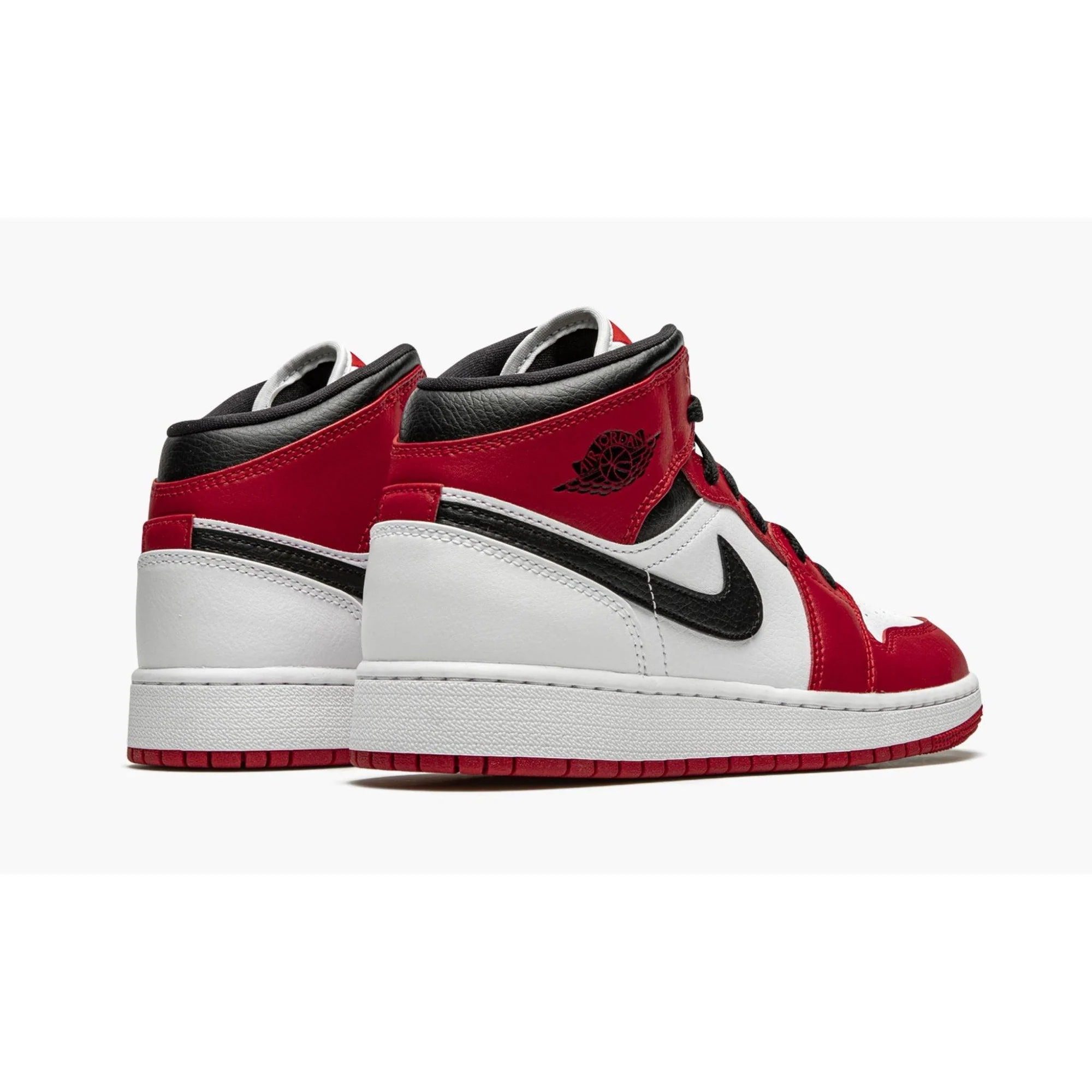 Air Jordan 1 Mid Chicago White — vue 3