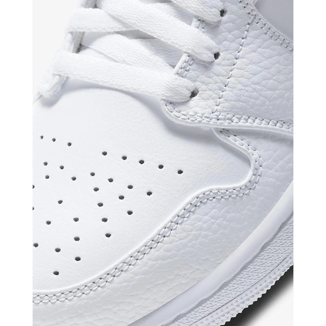 Air Jordan 1 Mid Triple White — vue 4