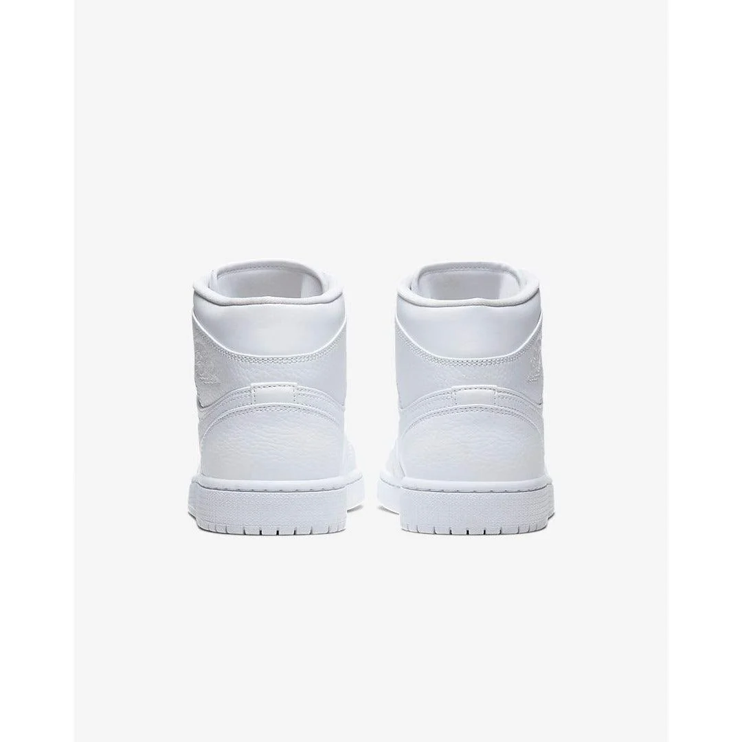 Air Jordan 1 Mid Triple White — vue 7