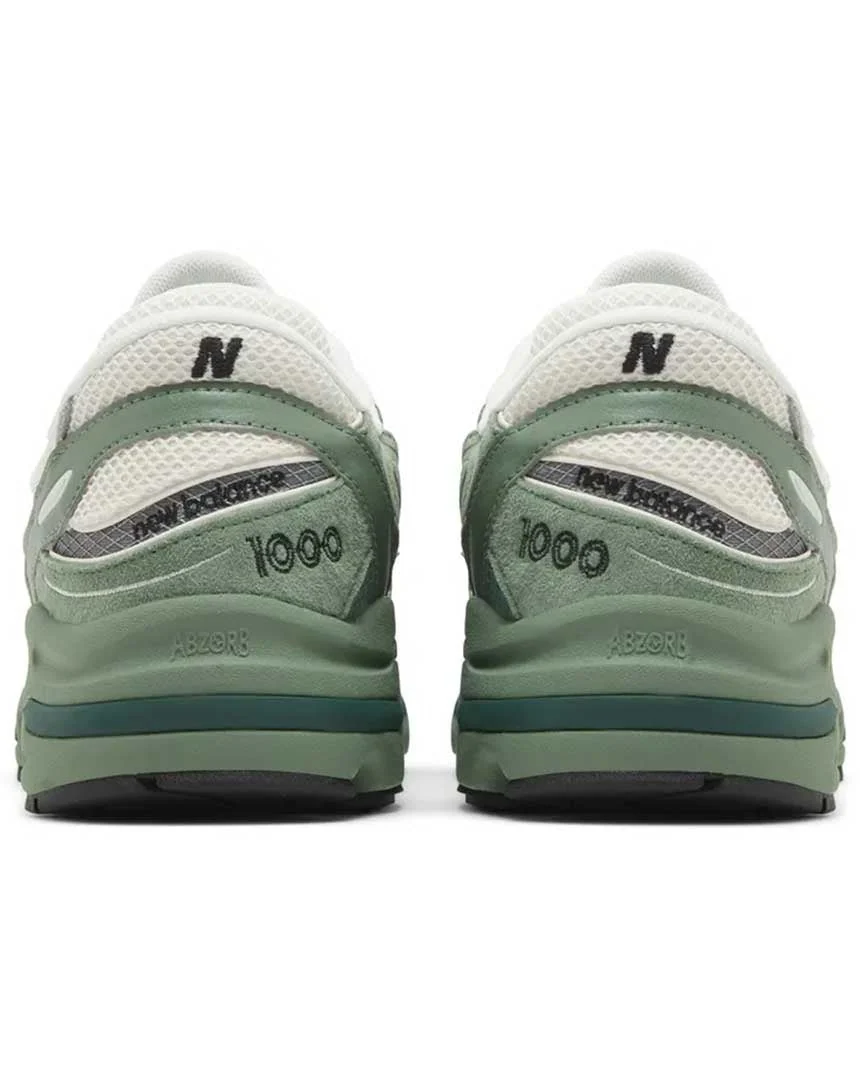 New Balance 1000 Mallard Green Sea Salt — vue 3
