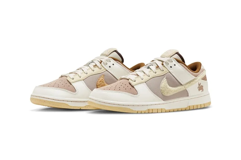 Nike Dunk Low 'Year of the Rabbit - Fossil Stone' — vue 3
